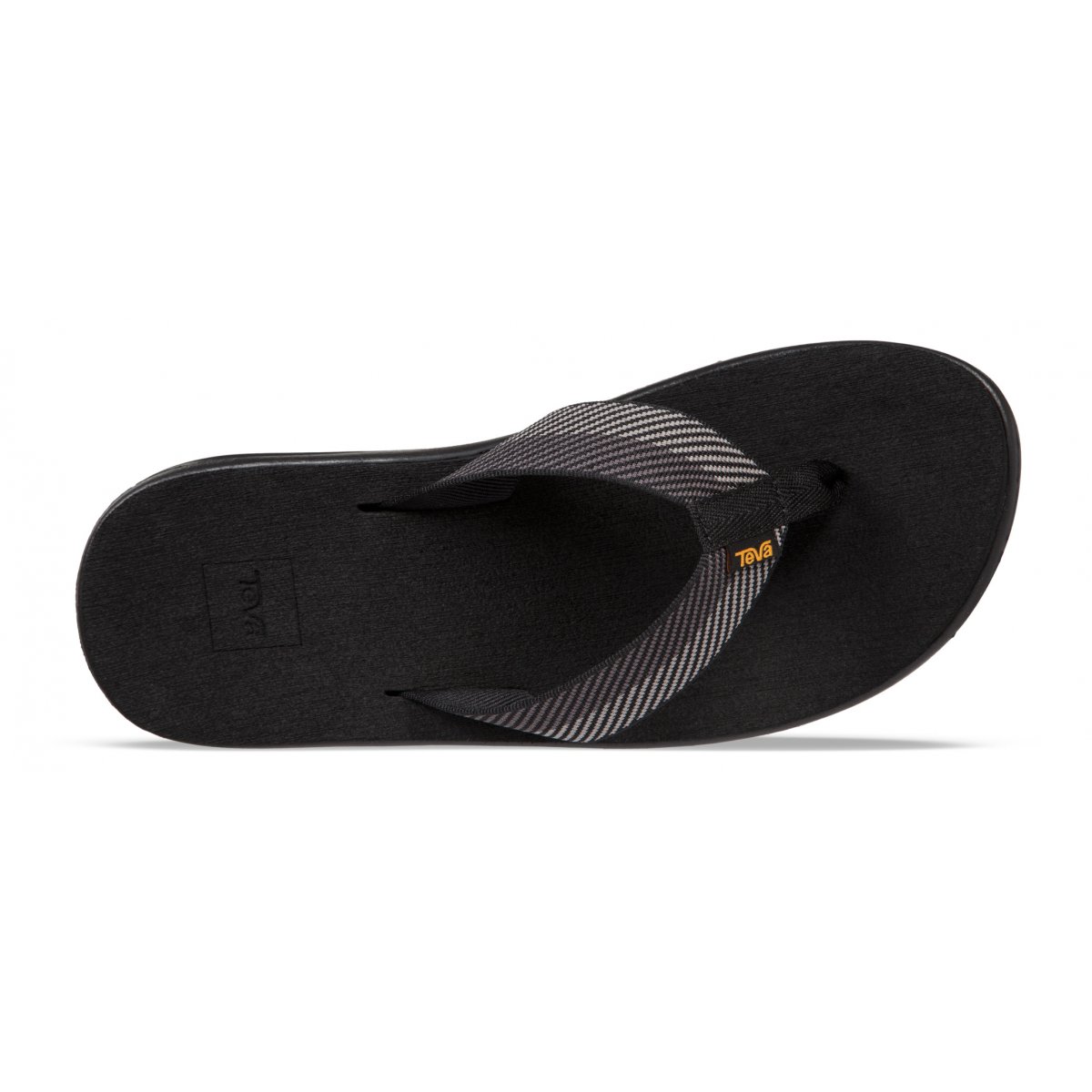 Teva Voya Men Flip Flops Black Grey | XCIDZ-9615