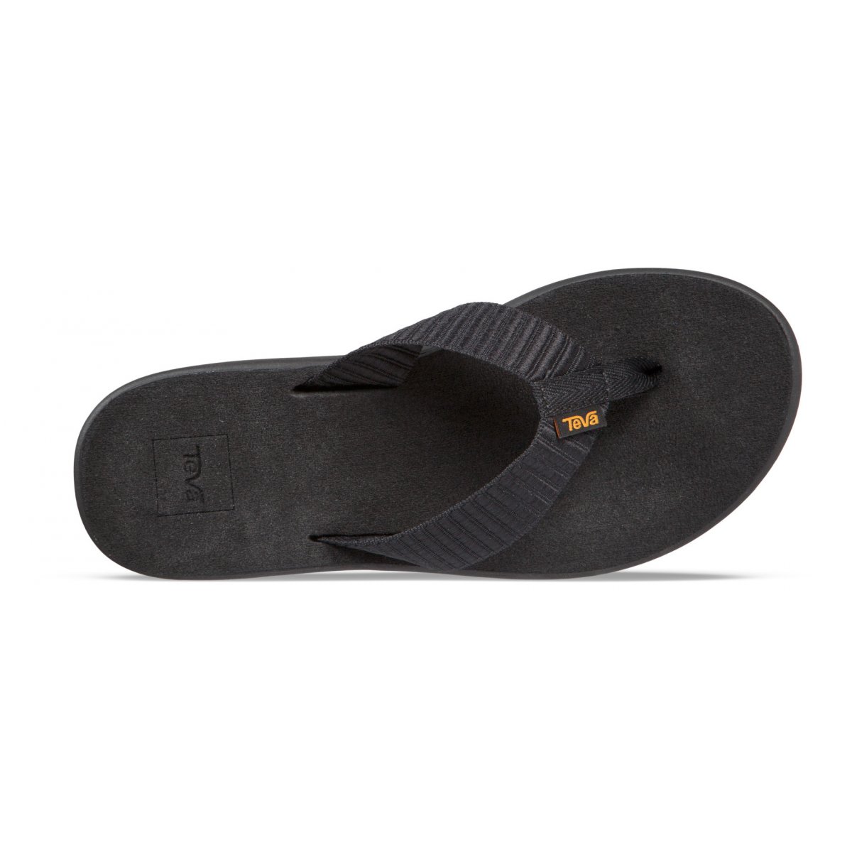 Teva Voya Women Flip Flops Black | NWVRG-6879