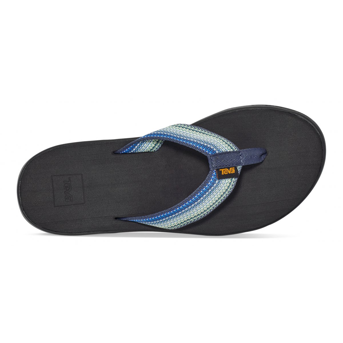 Teva Voya Women Flip Flops Blue / Black | VFHYN-4207